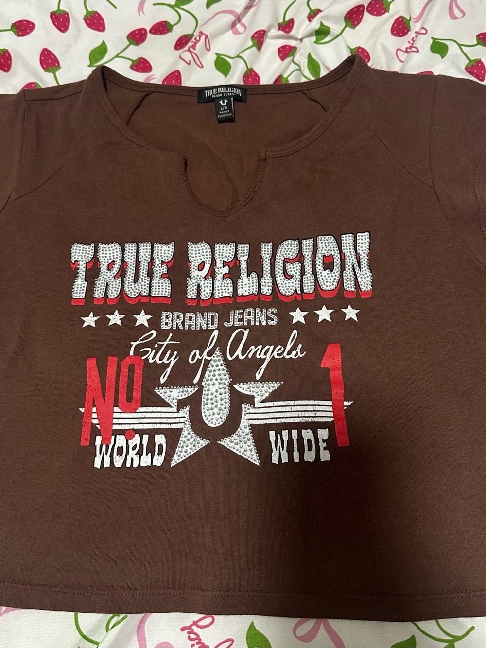 True religion crop shirt